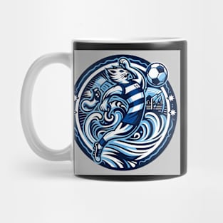 Roaring Success: The Geelong Cats in Action Mug